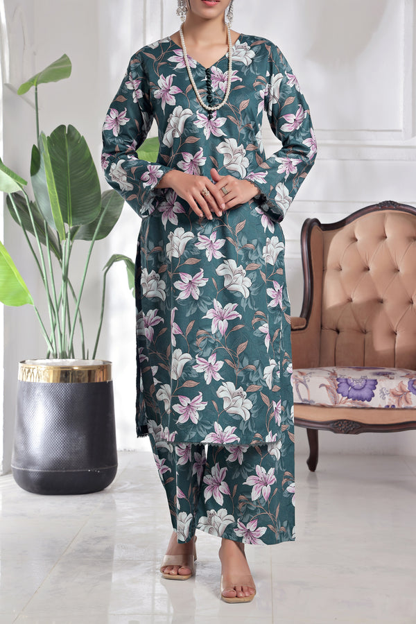 Unstitched Lawn 2 Piece Suit