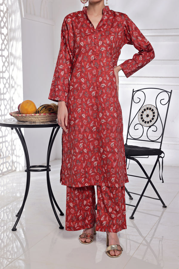 Unstitched Lawn 2 Piece Suit