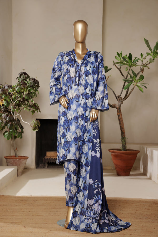 Unstitched Lawn 3 Piece Suit