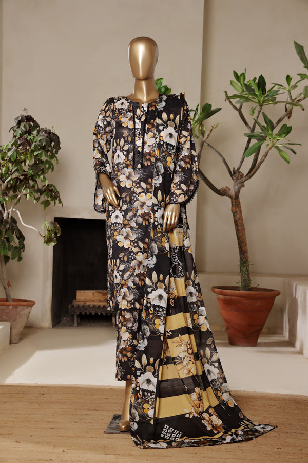 Unstitched Lawn 3 Piece Suit