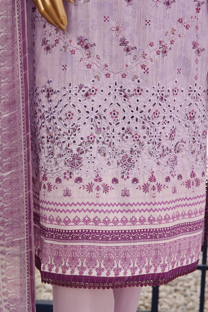 3 PIECE - DIGITAL PRINTED CHIKANKARI LAWN SUIT - PAK FABRICS