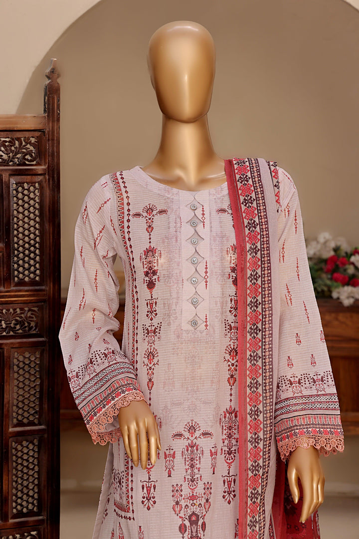 3 PIECE - DIGITAL PRINTED DORA BANA LAWN SUIT - PAK FABRICS