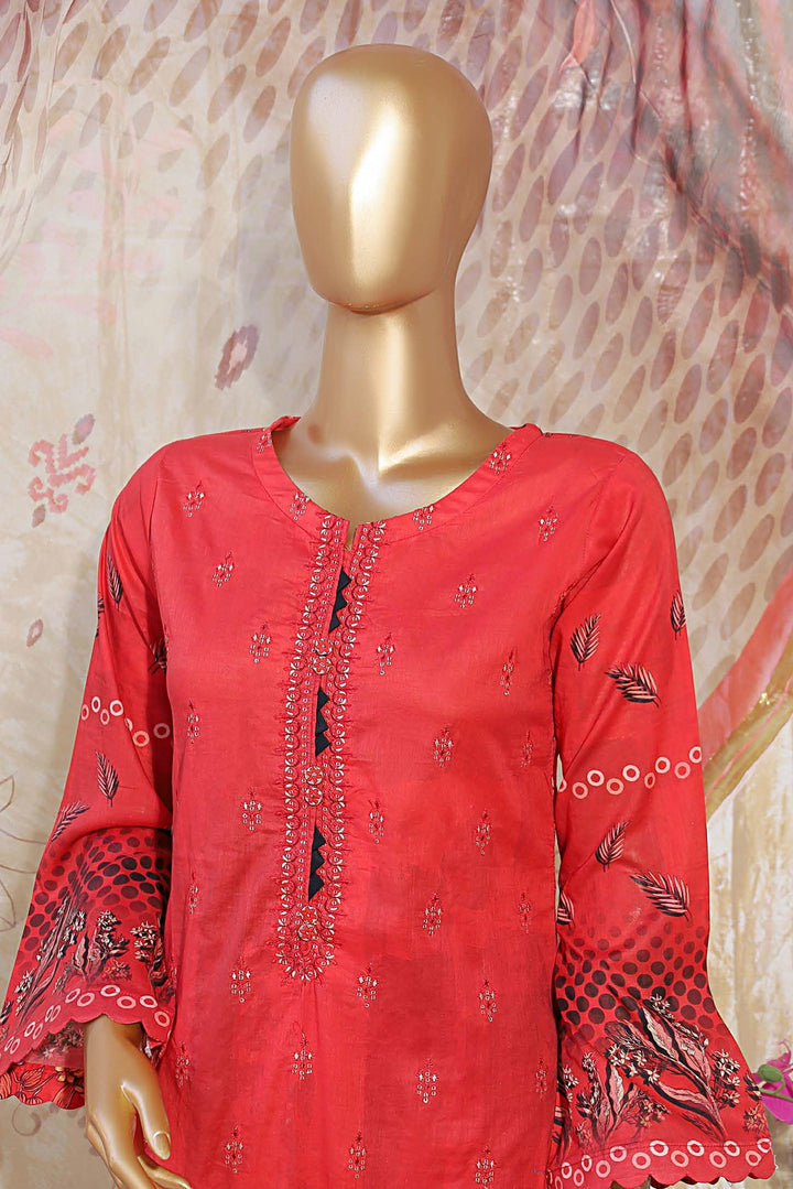 3 PIECE - DIGITAL PRINTED EMBROIDERED LAWN SUIT - PAK FABRICS